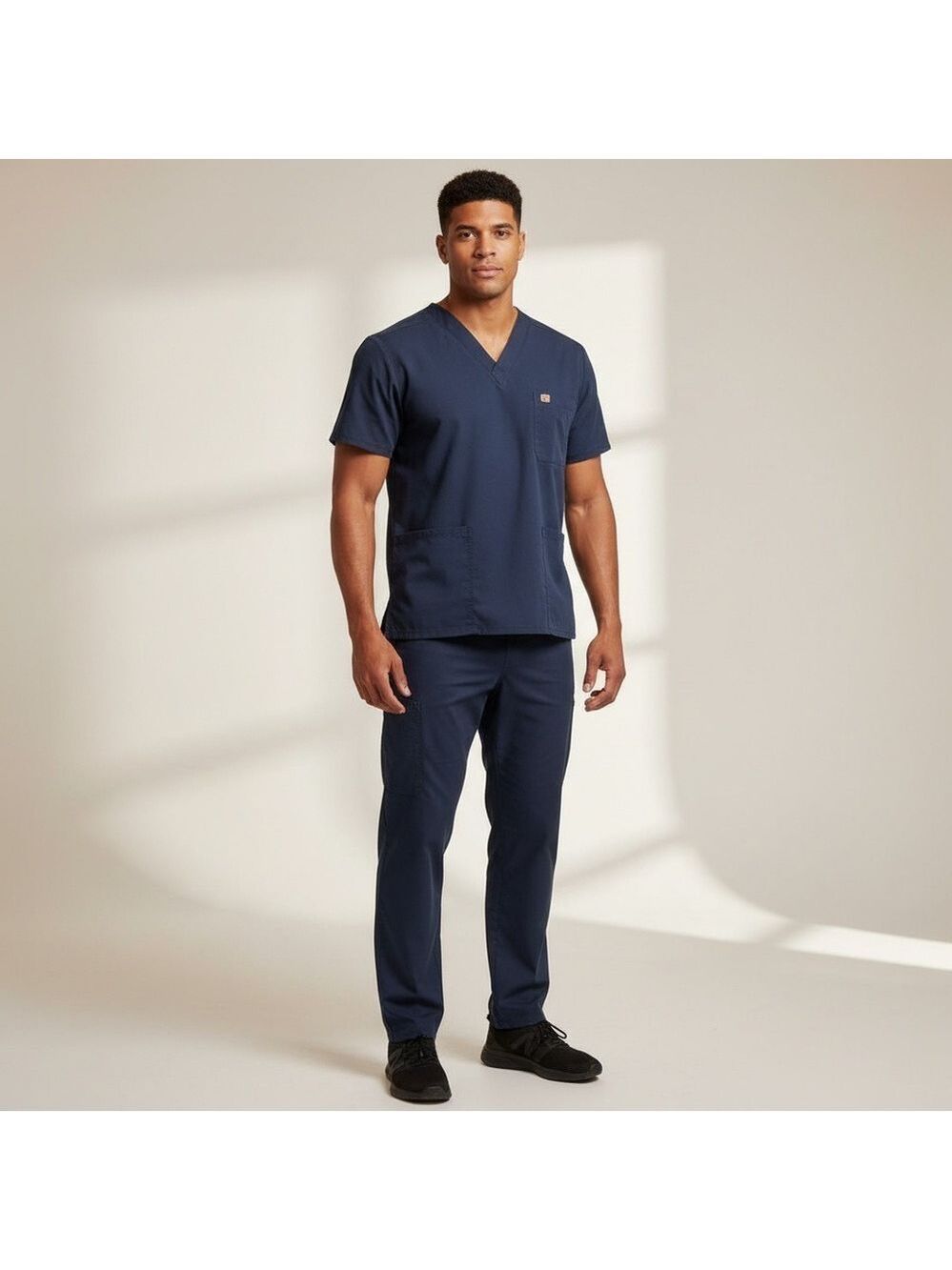 Men's Carhartt Blue Short Sleeve Scrub Top Size M - Picture 14 of 14